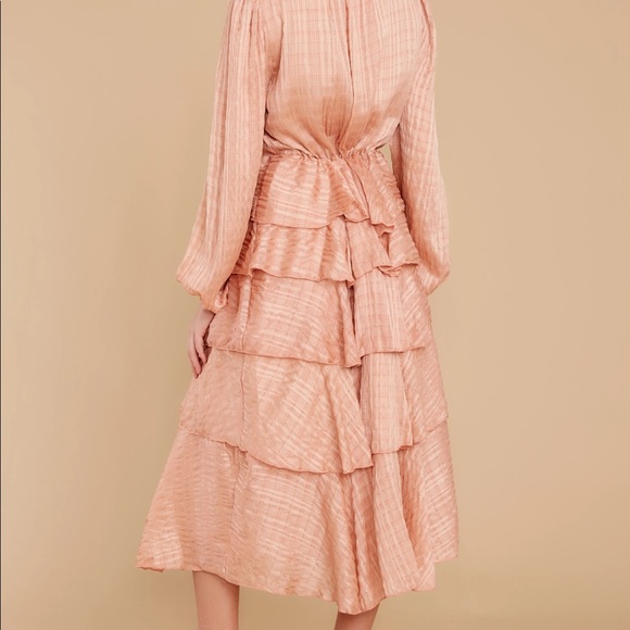 Blush pink midi dress NWT - Picture 2 of 5